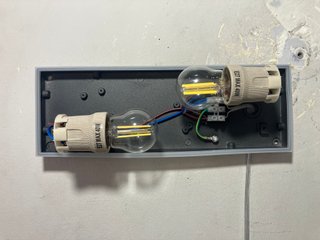 Lampada parete alluminio antracite IP54