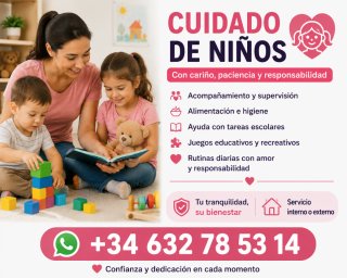 LIMPIEZA DEL HOGAR CUIDADOS ADULTOS Y NIÑOS ( PROF