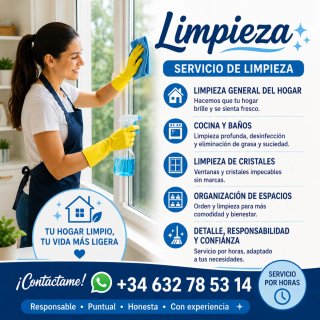 LIMPIEZA DEL HOGAR CUIDADOS ADULTOS Y NIÑOS ( PROF