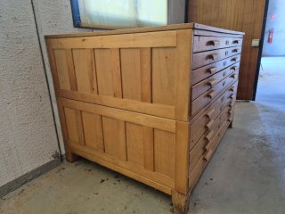Mueble Planero Archivador Madera