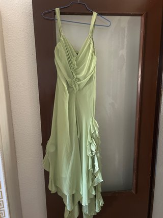 Vestido fiesta verde talla L