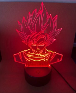 Lámpara LED Goku Dragon Ball