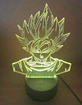 Lámpara LED Goku Dragon Ball