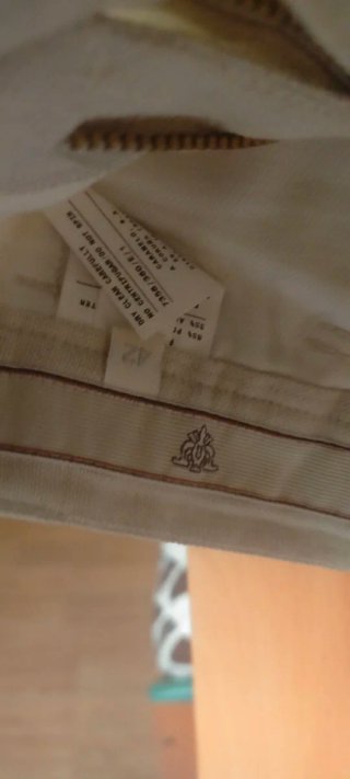 Traje de lino hombre beige.