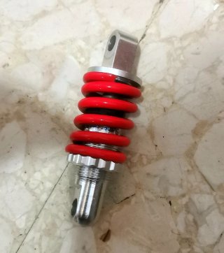 Amortiguadores traseros de patinete eléctrico Rojo