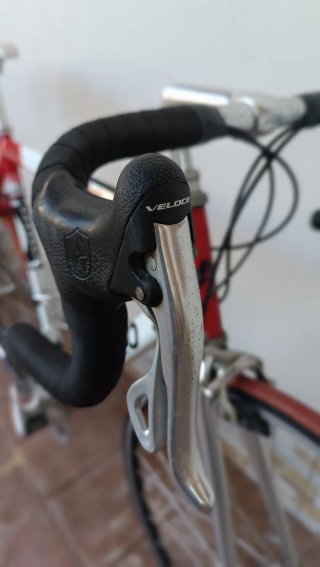 Bicicleta Carretera Albero Pro Team Roja Aluminio.