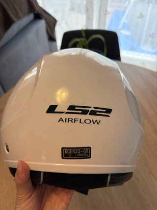 Casco Moto Jet Blanco con Pantalla Transparente