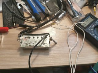 2 Pastillas Humbucker Bobinadas a Mano