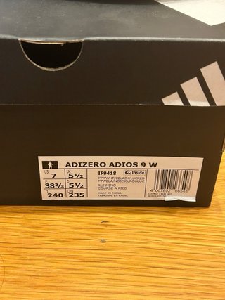 Adidas Adizero Adios 9W A ESTRENAR. Talla 38.5