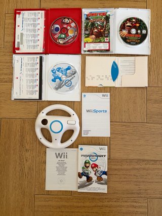 Lote 4 Videojuegos Nintendo Wii