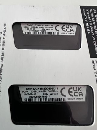 Corsair Vengeance LPX 32GB DDR4 3600MHz 2x16