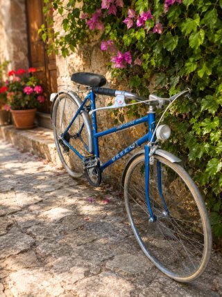 Bicicleta Vintage Azul