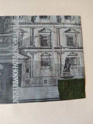 Hoja Bloque Sellos 3,5€ Baeza y Úbeda 2019