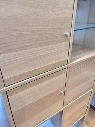 Estantería Kallax IKEA Madera y Cristal