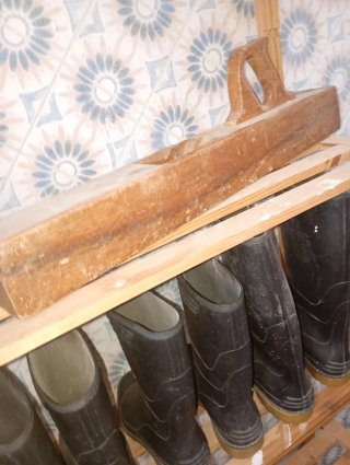 Garlopas de carpintero antiguas
