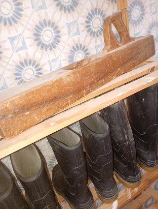 Garlopas de carpintero antiguas