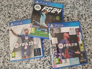 PS4 FIFA 21, 23 y FIFA 24