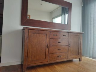 Espejo Grande Madera