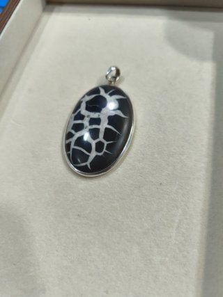 Colgante Septaria Plata de Ley 925