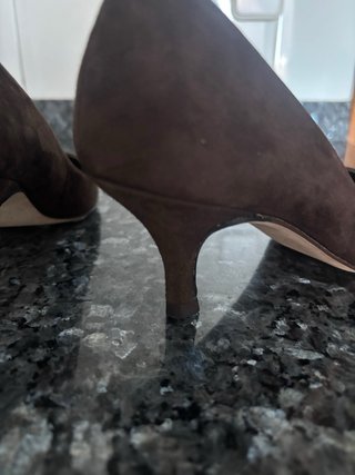 Zapatos de tacón Marisa Rey ante marrón