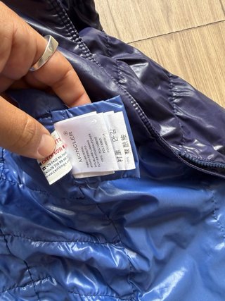 Chaqueta Moncler Azul Brillante