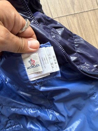 Chaqueta Moncler Azul Brillante