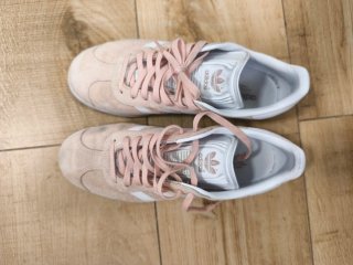 Zapatillas Adidas Gazelle Beige/Rosa Talla 38