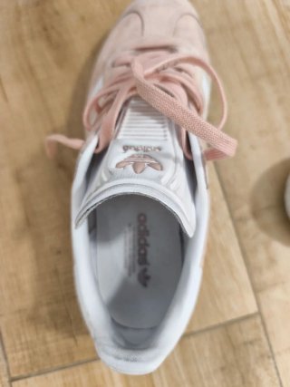 Zapatillas Adidas Gazelle Beige/Rosa Talla 38