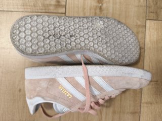 Zapatillas Adidas Gazelle Beige/Rosa Talla 38