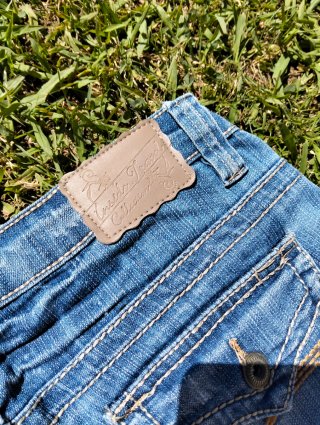 Pantalones Pirata Vaqueros Azules