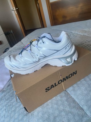 Salomon XT6 Plata/Blanco