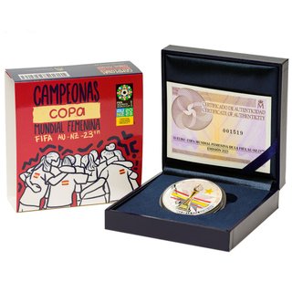 Moneda 10€ Plata Copa Mundo Femenina 2023