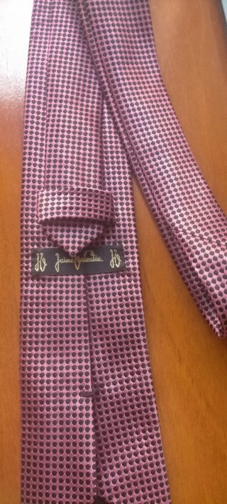 Corbata Jaime Galantino Rosa y Negra