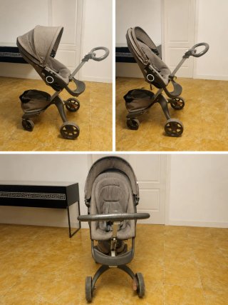 Silla de paseo Stokke gris 45€ negociables