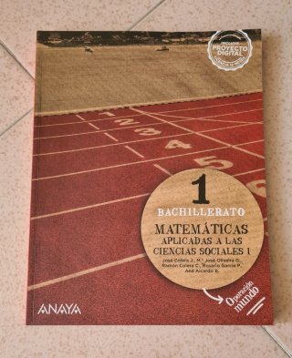 Libros de 1° Bachiller de Ciencias Sociales. Anaya