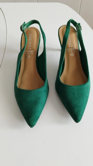 Sandalias Marypaz verdes talla 40
