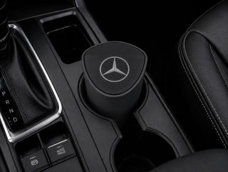 Papelera Coche Portavasos con Logo