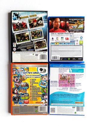 Lote 4 Videojuegos PS2 y PS4
