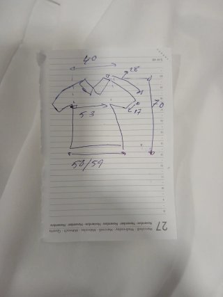 Blusa, camisa blanco roto. talla S