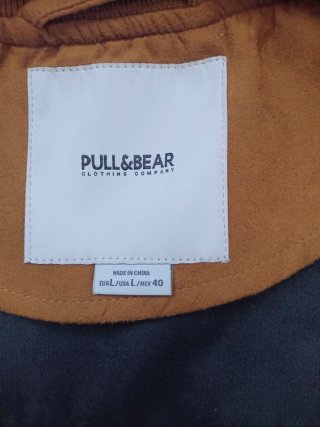 Chaqueta Bomber Pull&Bear Marrón Talla L