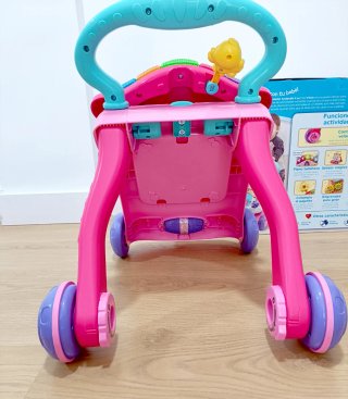 Andador VTech Andandín 2 en 1 rosa