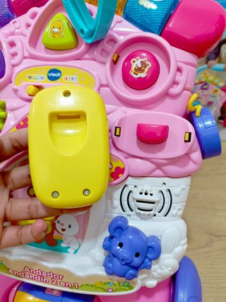 Andador VTech Andandín 2 en 1 rosa