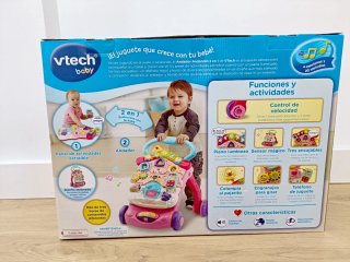 Andador VTech Andandín 2 en 1 rosa