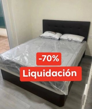 Canapé y colchón -70% Liquidación