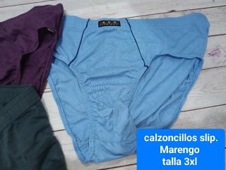 Lote 3 calzoncillos slip algodón talla 3XL