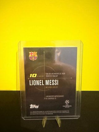 Cromo Lionel Messi Champions League 2019