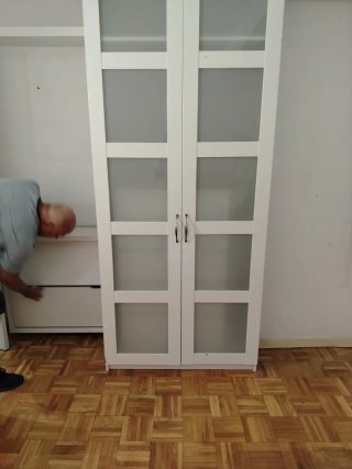 Armario blanco IKEA PAX 2 puertas