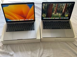 Lote 2 MacBook Pro 13” 2017 + 2018 Touch Bar i5 8G