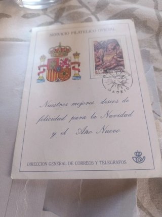 Postal Servicio Filatélico Oficial 1986