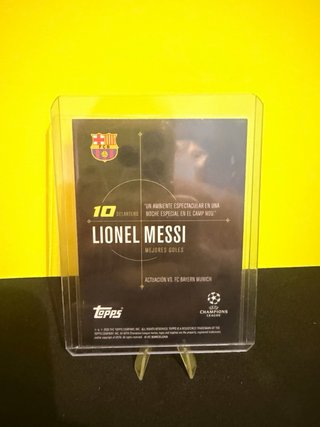 Cromo Lionel Messi Champions League 2015